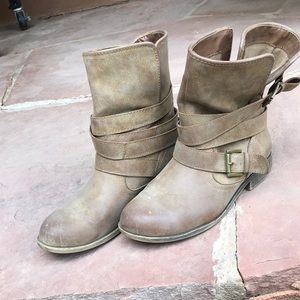 Tan boots